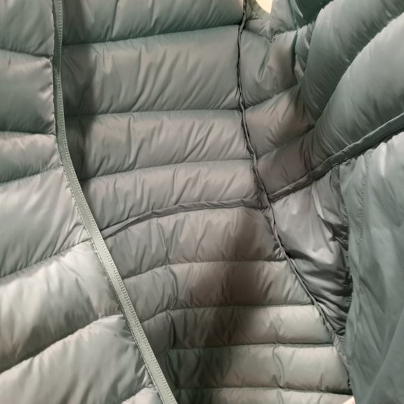 Lands' End Sleeveless Puffer Vests Extra Long Double Zipper Medium Tall - Picture 4 of 5